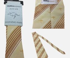Mens New Kangaroo Austrailan silk tie