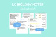 Leaving Cert Biology Experiment Notes