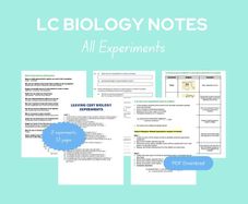 Leaving Cert Biology Experiment Notes