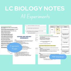 Leaving Cert Biology Experiment Notes