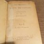 Antique Rare Find Early 1900s Chambers's Latin Dictionary. L-E and E-L. Image 3