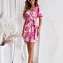 Dress With Pink Beige Flowers Image 7