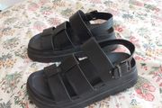NEXT Chunky flatform sandals  size 4W