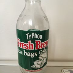 1980s Unigate Milk bottle - Typhoo Tea