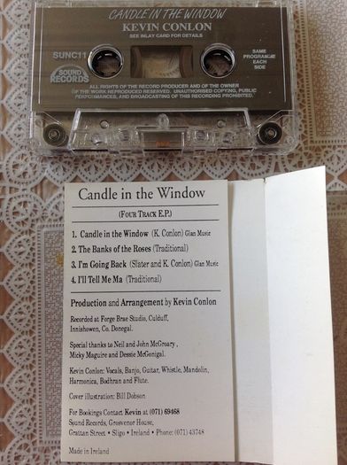 Candle in the Window.   Kevin Conlon.    Cassette tape.