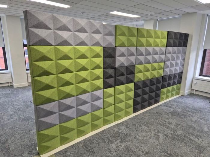 Ocee Design "Fabricks" Modular 3D Acoustic Wall / Room Divider (4.5m x 1.9m)