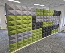 Ocee Design "Fabricks" Modular 3D Acoustic Wall / Room Divider (4.5m x 1.9m)