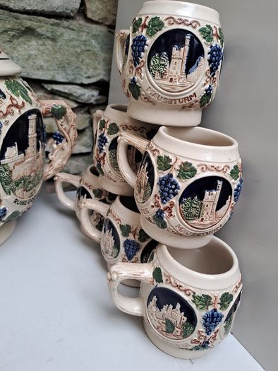 Gerz German tureen and mugs