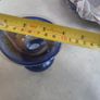 Studio Art Glass Bud Vase Ittig Glasatelier 5  inches Jack in the Pulpit Hand Blown Blue Image 7