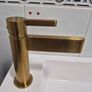 Vado Individual Edit Deck Mounted Mono Basin Mixer Tap brushed gold Image 2