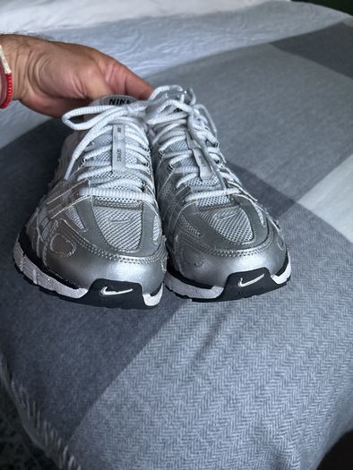 Nike P-6000 Metallic Silver White