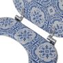 Toilet Seats with Lids 2 pcs MDF Porcelain Image 3
