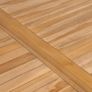 5 Piece Garden Dining Set Solid Teak Wood Image 2