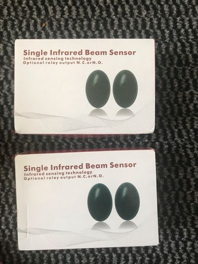 infraread beam sensor for gates and barrier or electrical doors 15 euro per  box ( box has a pair infrared)