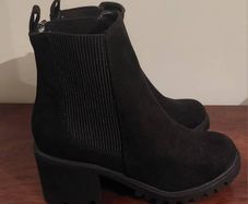 V by Very Black Boots Postage Included