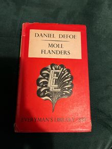 vintage Moll Flanders by Daniel Defoe book 1950