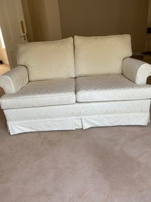 cream sofa