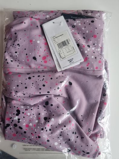 Reebok Women's Leggings TS Lux Hr 2.0 Mult Speckle Tights Jacquard, HK6836 inflil, Pink XL