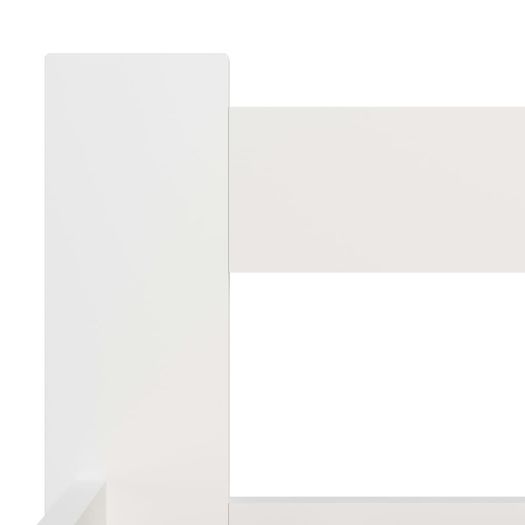 Bed Frame White Solid Pine Wood 120x200 cm