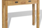 Console Table Solid Teak 90x30x80 cm