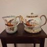 Early Vintage Carrigaline China Teapot, Stand & Hot Water Jug Set Image 3