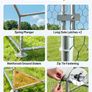 Large Metal Chicken Coop 3 x 3 x 2 m  Walk-in Chicken Run House with Waterproof Cover and Sturdy Frame Image 6