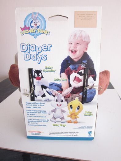 Taz Baby Looney Tunes Diaper Days Doll