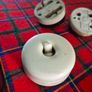 Vintage 3 bakelite original salvaged light switches Image 4
