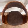 KARE Design Monaco Bar Stools, Pair, Walnut & Chrome, Adjustable Image 3