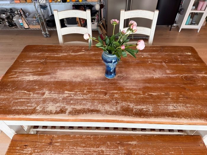 Strawbridge solid wood dining table set