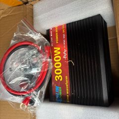 3000w Pure Sine Wave Power Inverter Voltage transformer DC12V to AC 220V Converter+2 LED Display