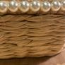Faux Pearl Beaded Basket Image 4