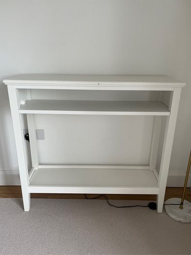 white console table