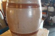 Salt-Glazed Stoneware Barrel