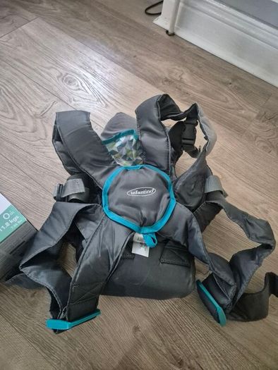 Infantino Swift Classic with Bib Baby Carrier - Grey