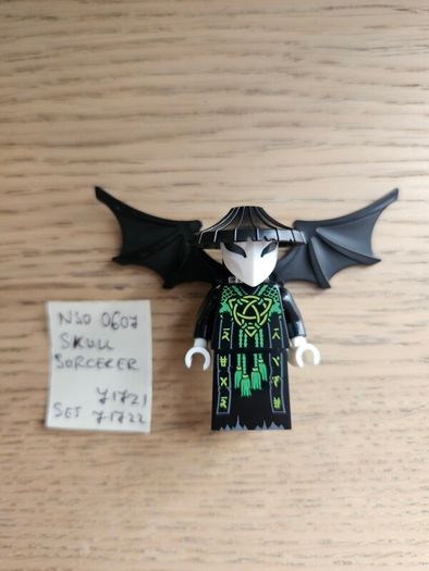 lego njo607 skull sorcerer, set ninjago 71721, 71722