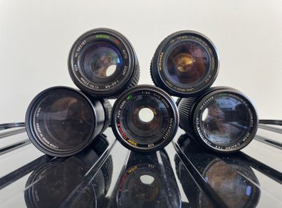 5x Olimpus OM mount lenses