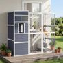 4-Tier Wooden Catio Cat Enclosure Image 10