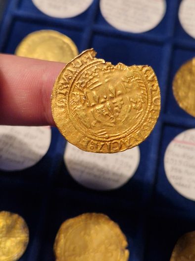 1507 Hammered French Gold Ecu with Porcupine, Louis XII.
