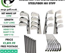 Miura KM-700 Irons / 4-Pw / Aerotech Steelfiber i80 Stiff