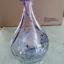 Striking, unusual and beautiful, small hand blown JER POINT vase Image 3
