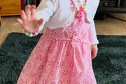 Beautiful pink floral dress size 3-4