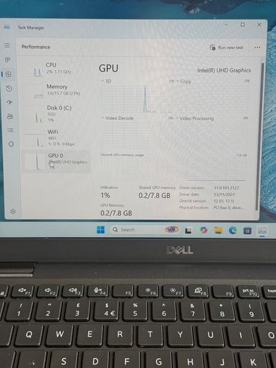 Dell Latitude 7310 Laptop i5/16GB/256SSD/FHD
