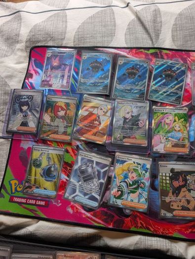 Pokemon Cards Bulk Lot, IR, Trainer Cards, Masterball, Ex, Charizard, Meowth, Pikachu