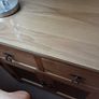 Beautiful Oak Cabinet/Sideboard with FREE Shabby Chic Lamp Image 2