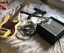 Electric gutair Bass Full Set