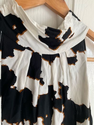 Dorothy Perkins cow pattern halter neck like new