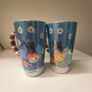 Snowman Ceramic Mugs Vintage. Image 2