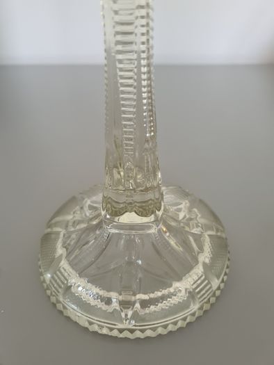 Candle Holder Vintage Glass Candle Stick Table Decor