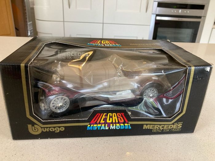 Mercedes SSK Rare Shrink wrapped  1983 Burago American market